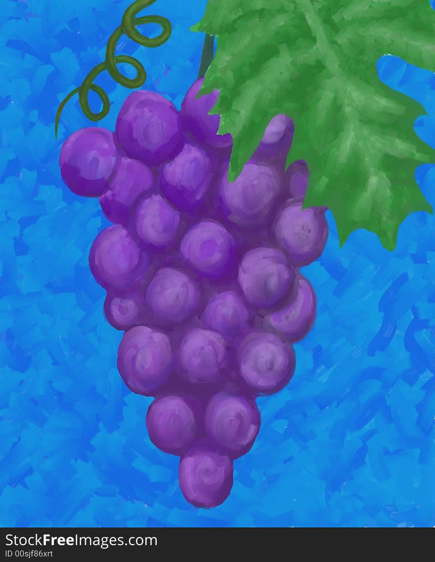 Summer Grape Bunch