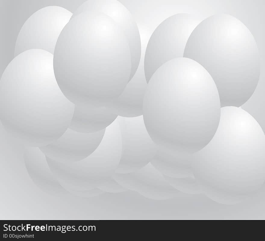 Background made of eggs, vector illustration