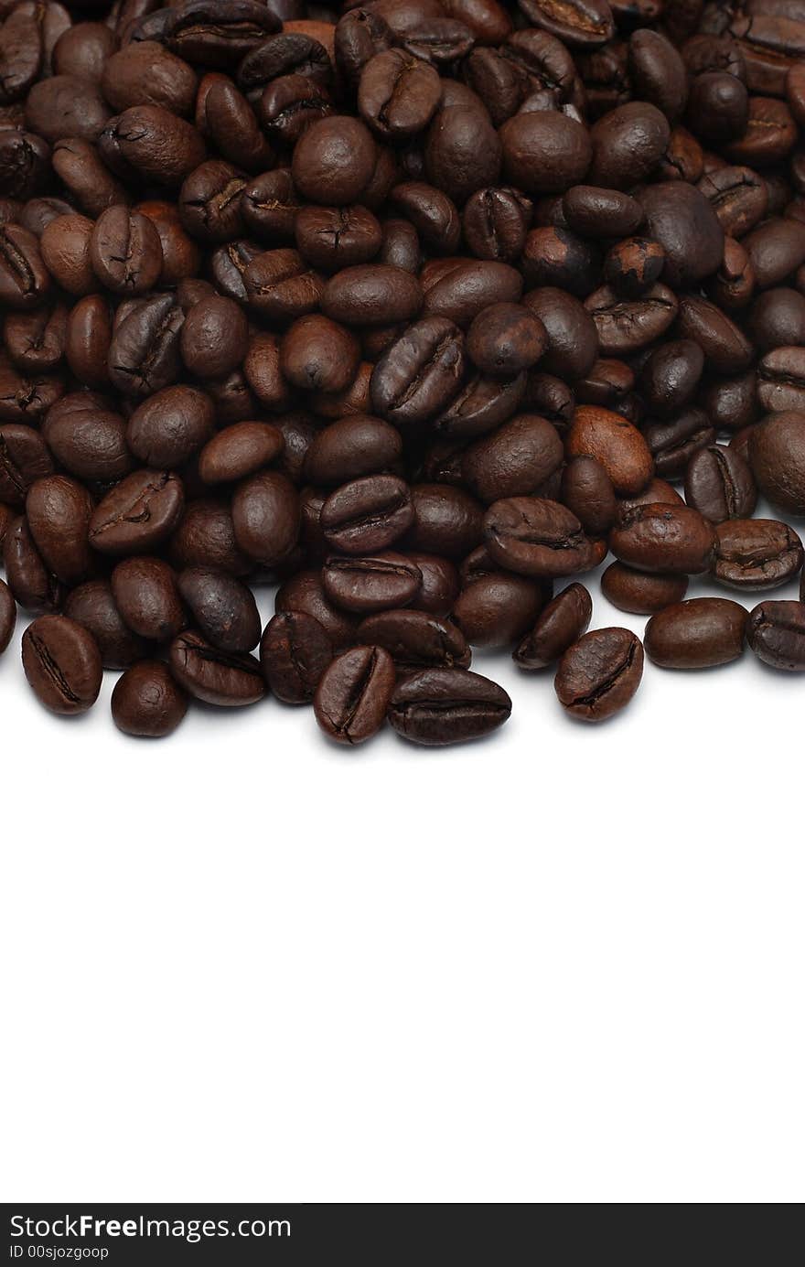 Coffee beans background