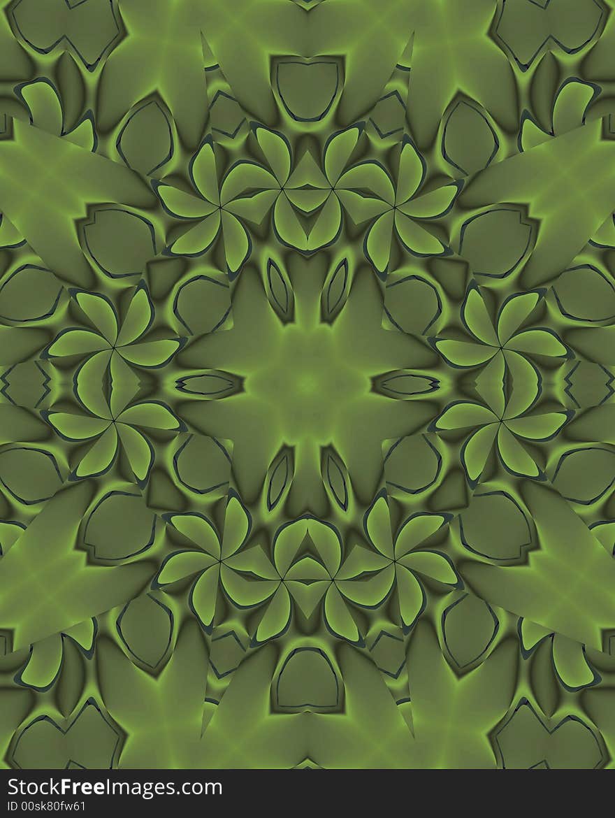 Embossed pastel green wallpaper