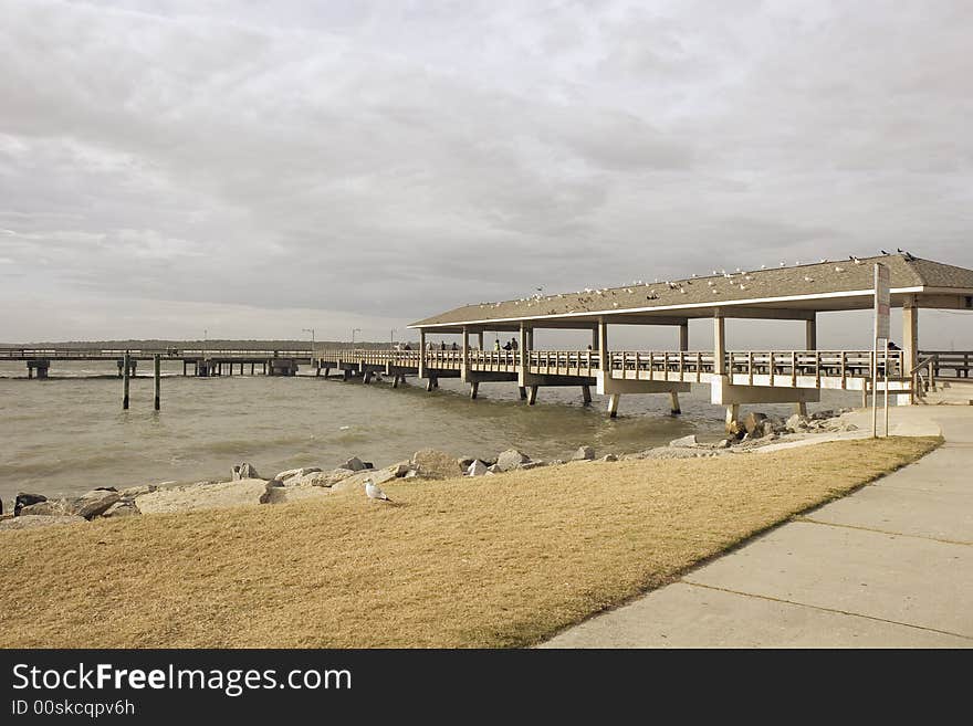 Pier in Winter