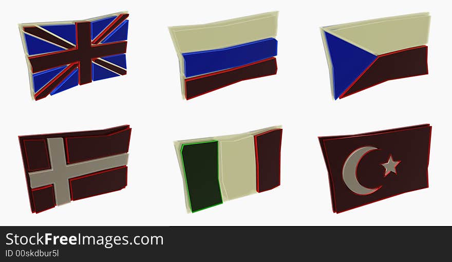 Flags Britain