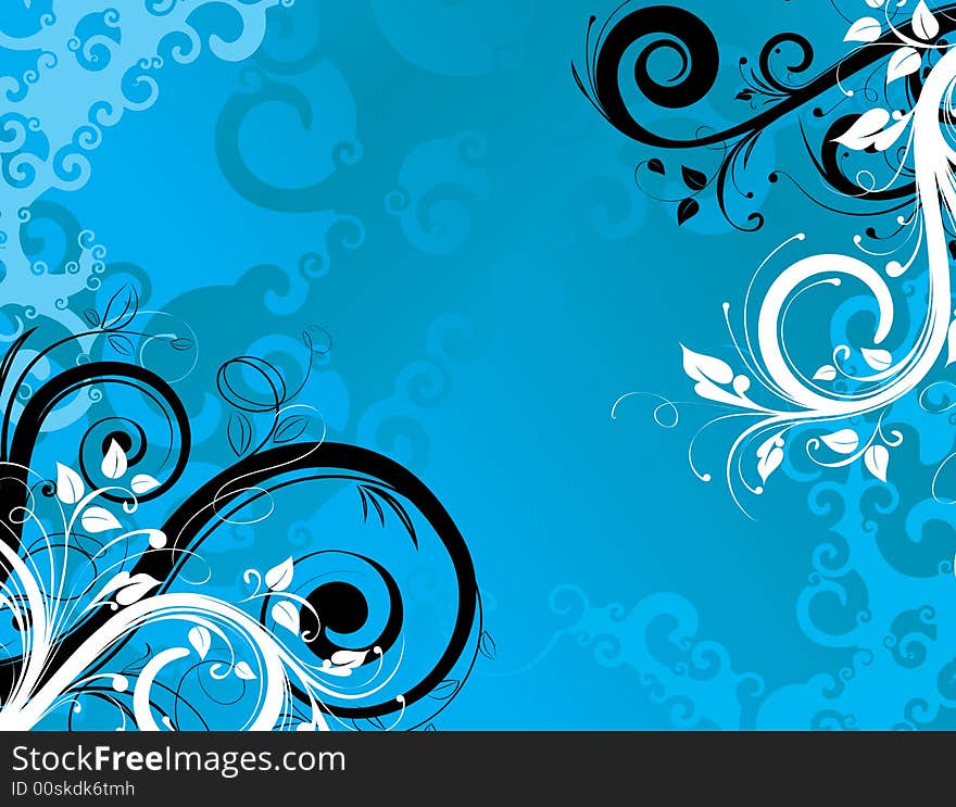 Abstract Floral  Background