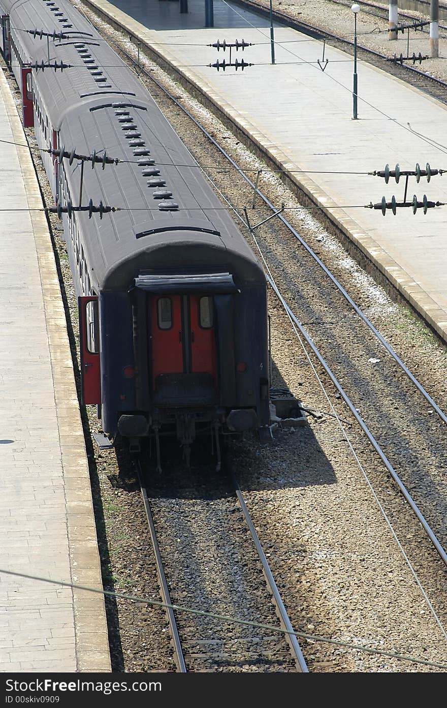 Passenger Train at Station