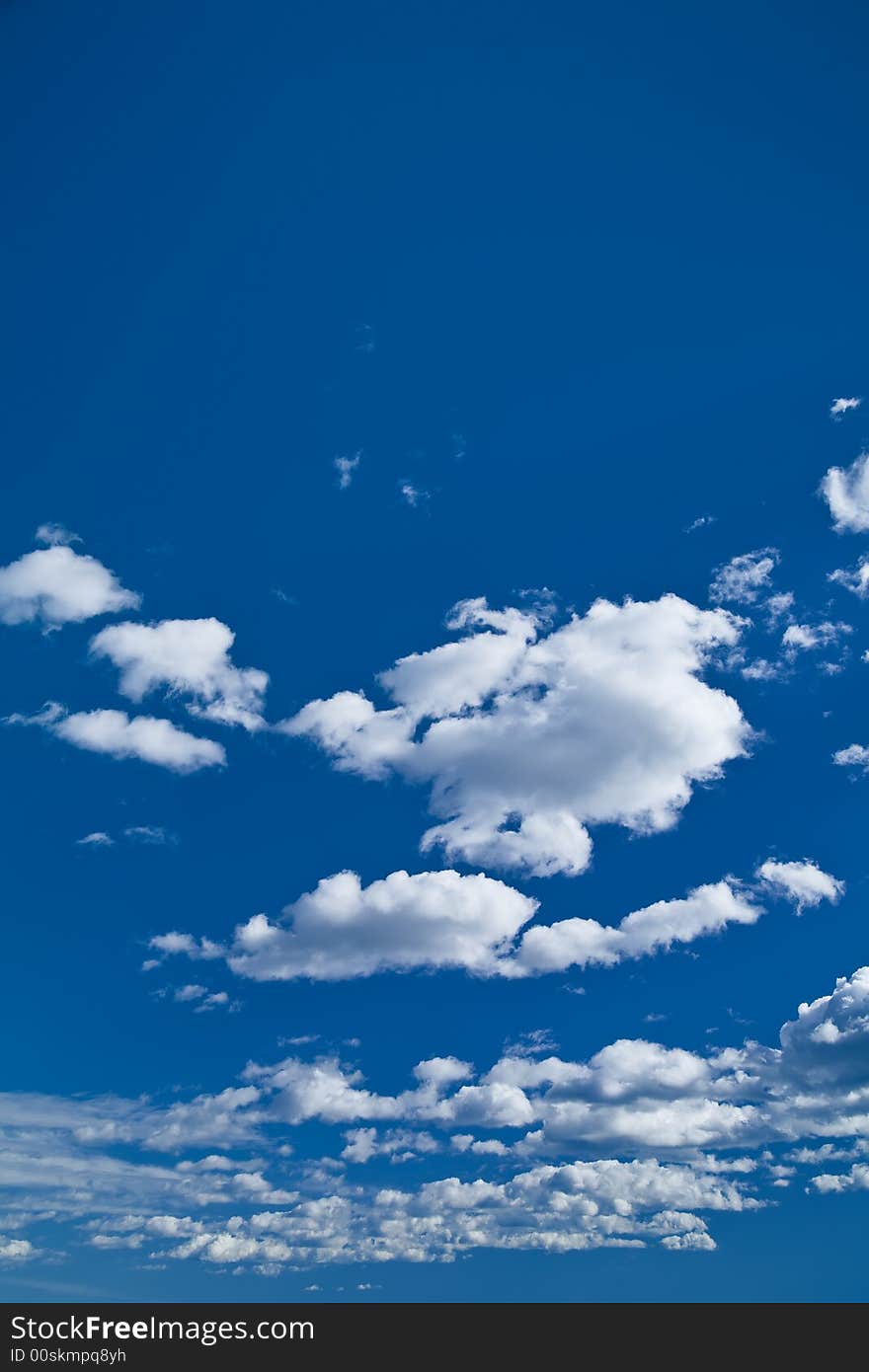 Cloudscape in march over southern Austria.