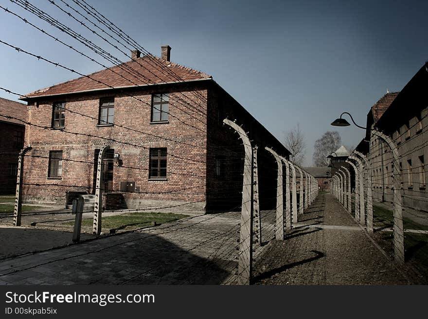 Barbed Wire In The Prison