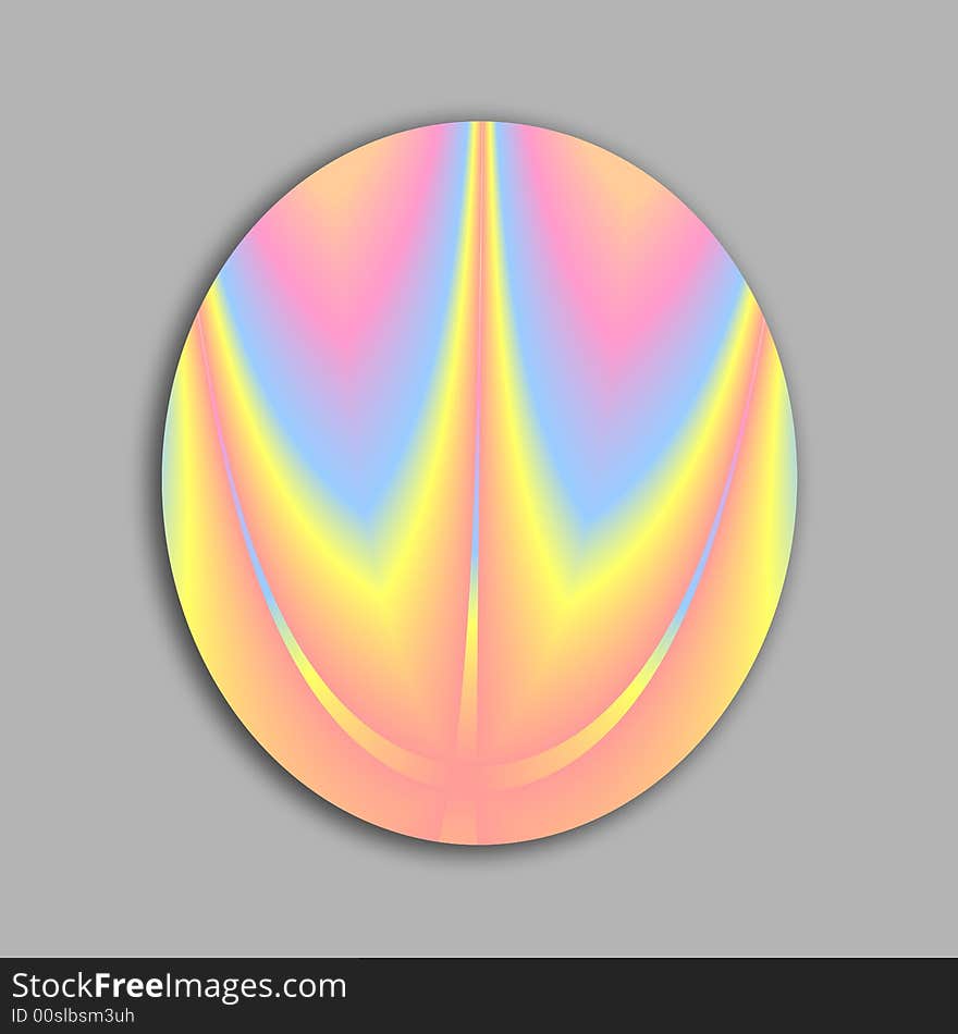 Pastel Oval