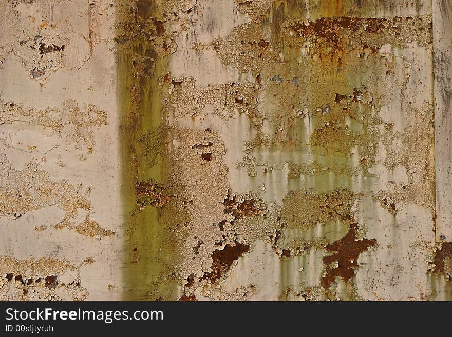 Texture series: rusty painted steel background. Texture series: rusty painted steel background