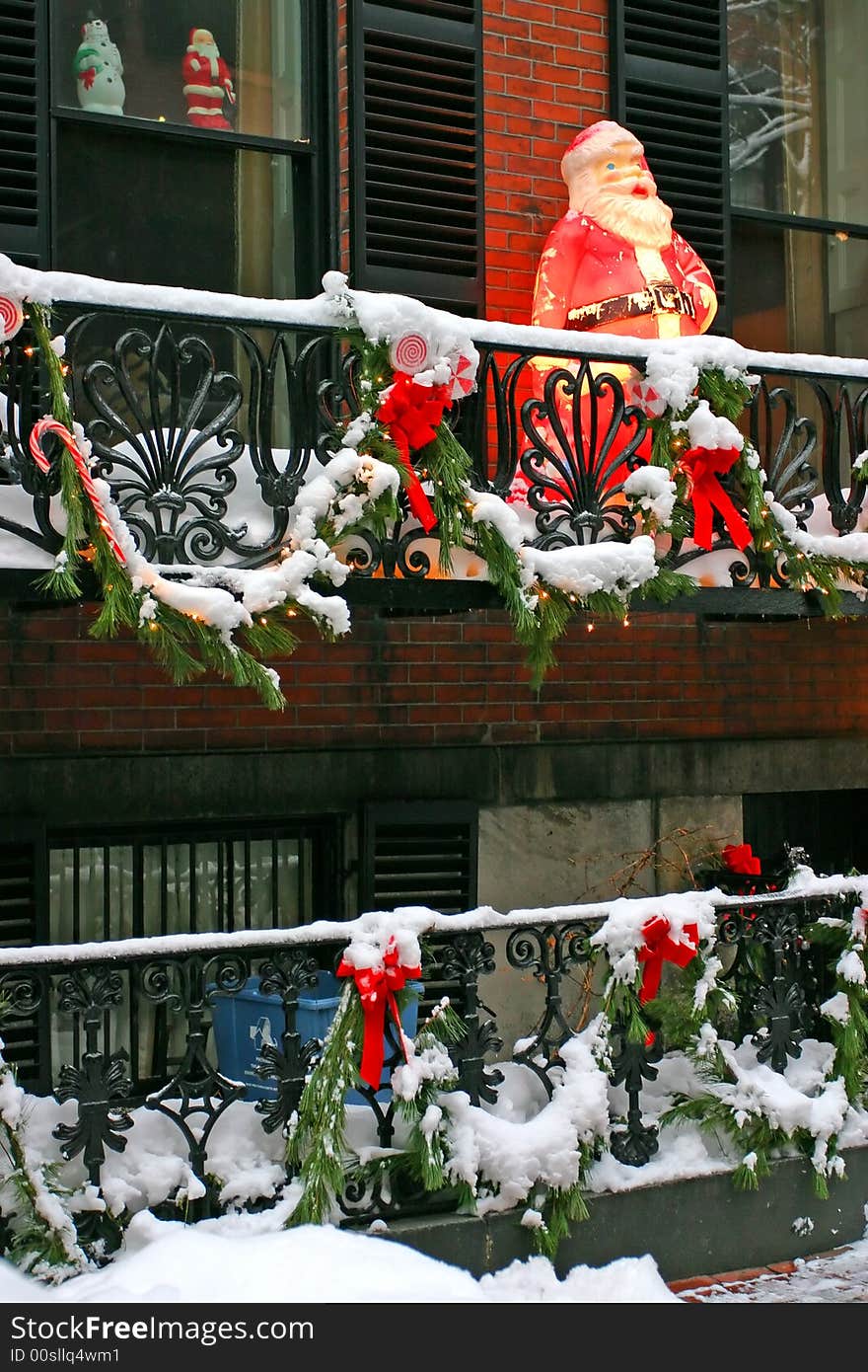 Stock image of a snowing winter at Boston, Massachusetts, USA. Stock image of a snowing winter at Boston, Massachusetts, USA