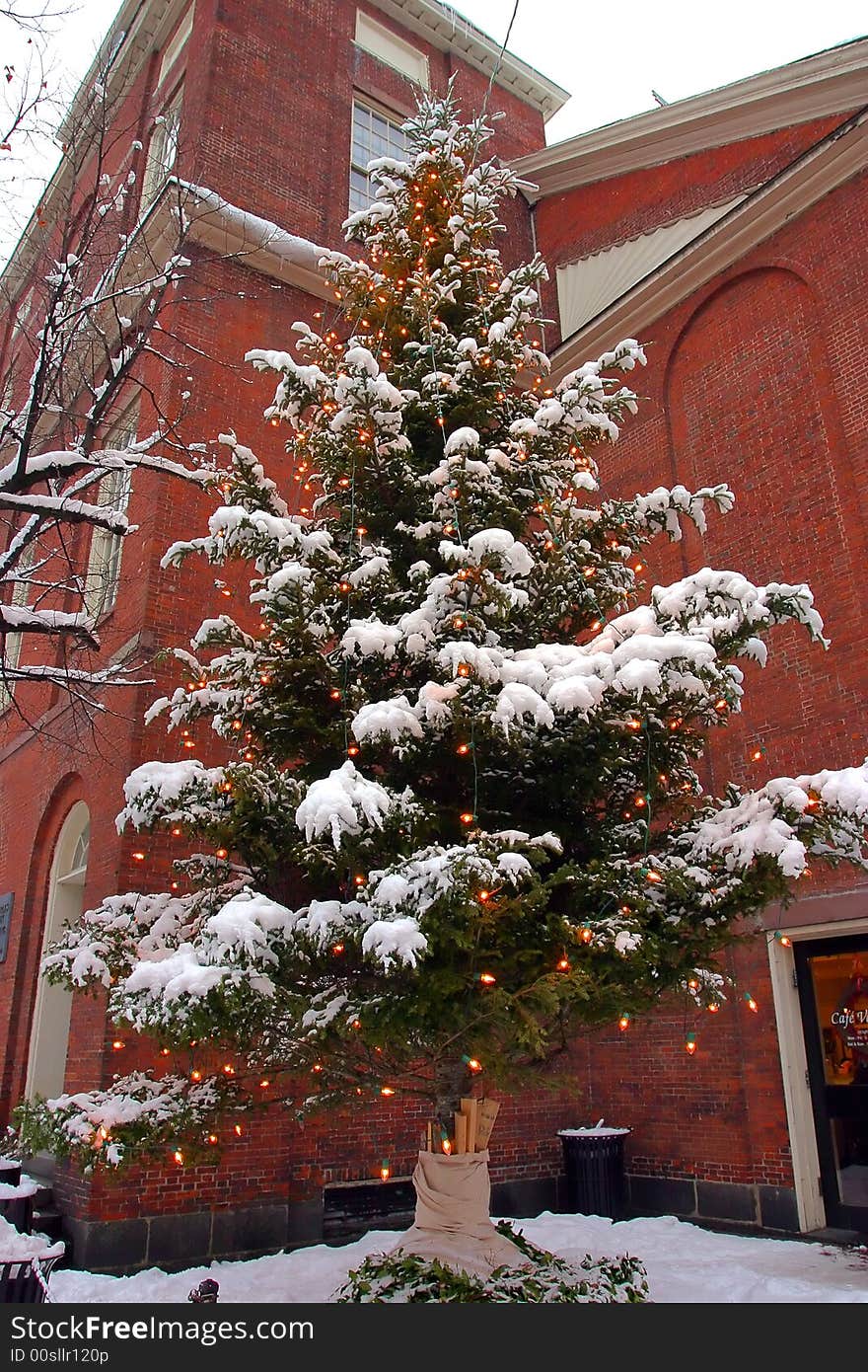 Stock image of a snowing winter at Boston, Massachusetts, USA. Stock image of a snowing winter at Boston, Massachusetts, USA