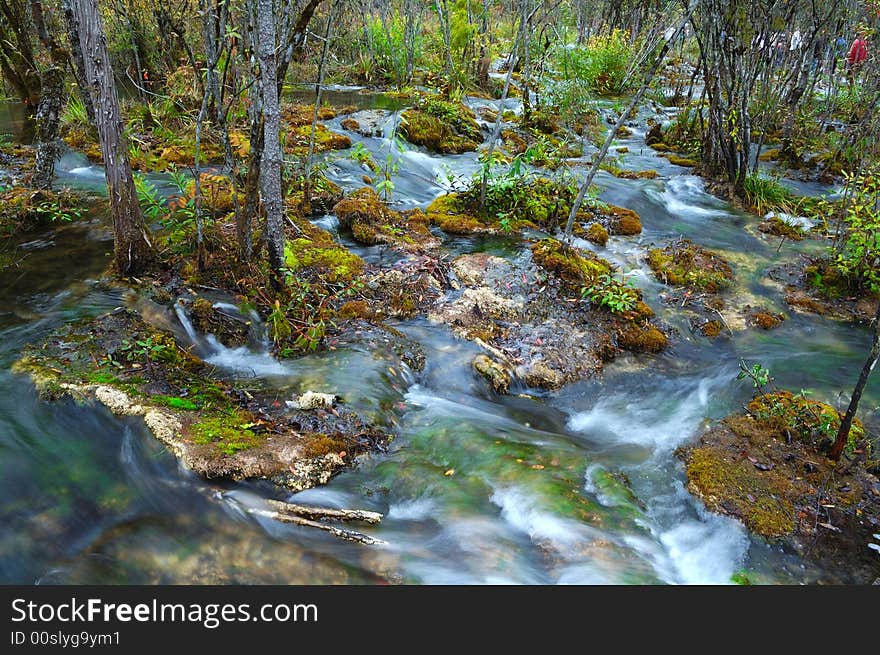 Water in JiuZhaigou