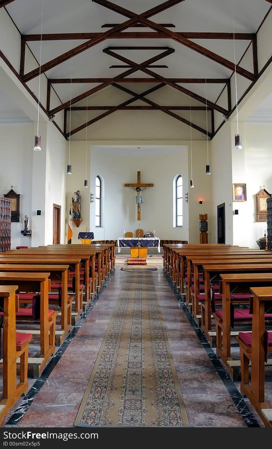 Inside A Church