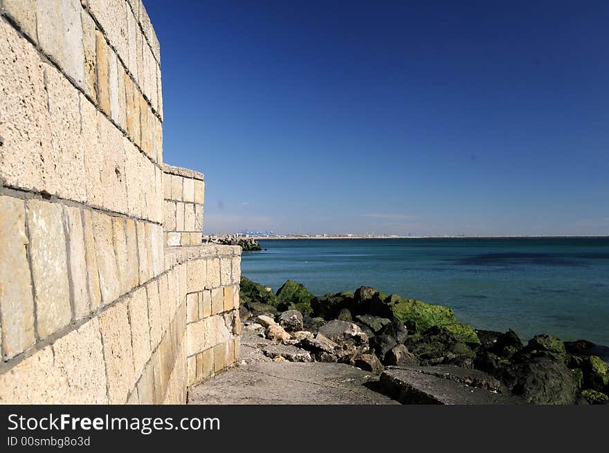 Sea shore at Black Sea