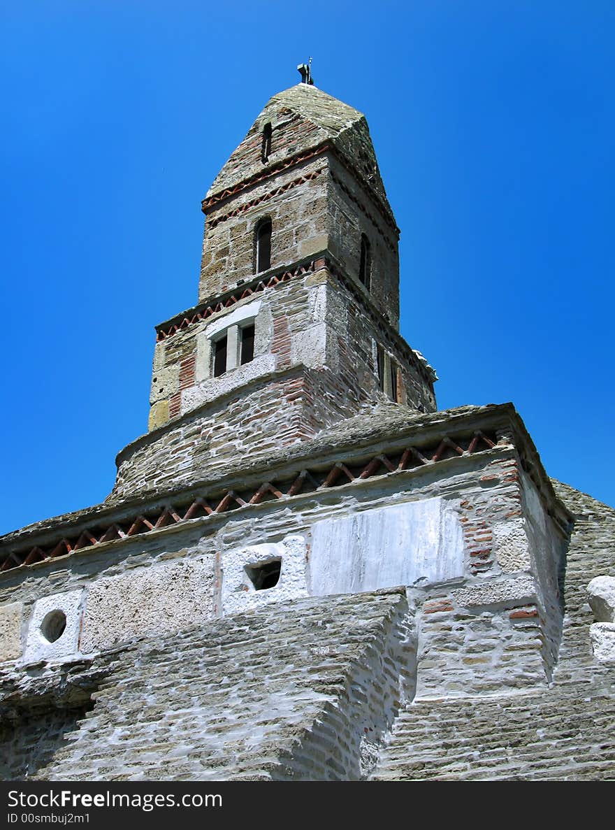 One of the oldest church in Romania is build from river rocks, bricks with Roman inscriptions, funerary stones, canalisation, taken from Ulpia Traiana Sarmisegetusa. The Densus church has a bizarre aspect, being admired but also looked with astonishment. The church was built in the 13th century AD and is dedicated to St. Nicholas. One of the oldest church in Romania is build from river rocks, bricks with Roman inscriptions, funerary stones, canalisation, taken from Ulpia Traiana Sarmisegetusa. The Densus church has a bizarre aspect, being admired but also looked with astonishment. The church was built in the 13th century AD and is dedicated to St. Nicholas.