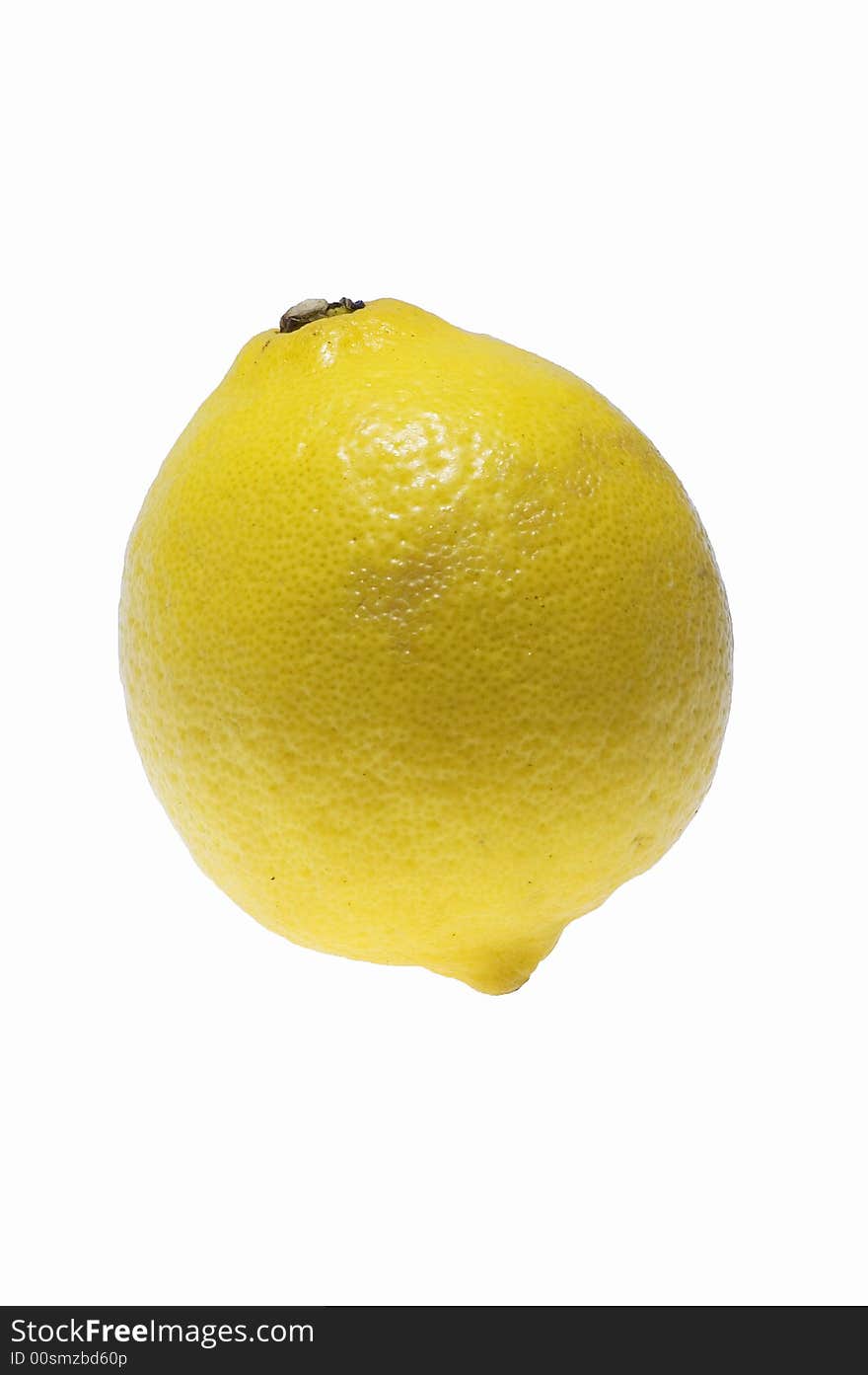 Lemon isolated on white background