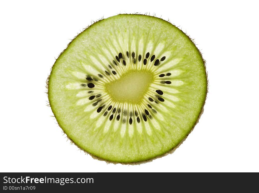 Sliced kiwi are very rich in vitamins