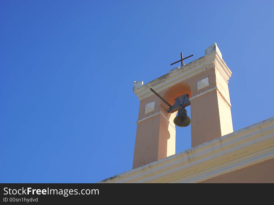 Bell tower of a little church