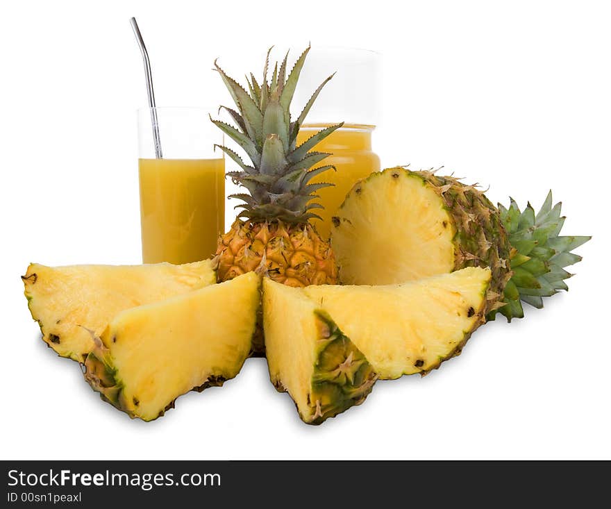 Pineapple juice is very refreshing and rich of vitamins