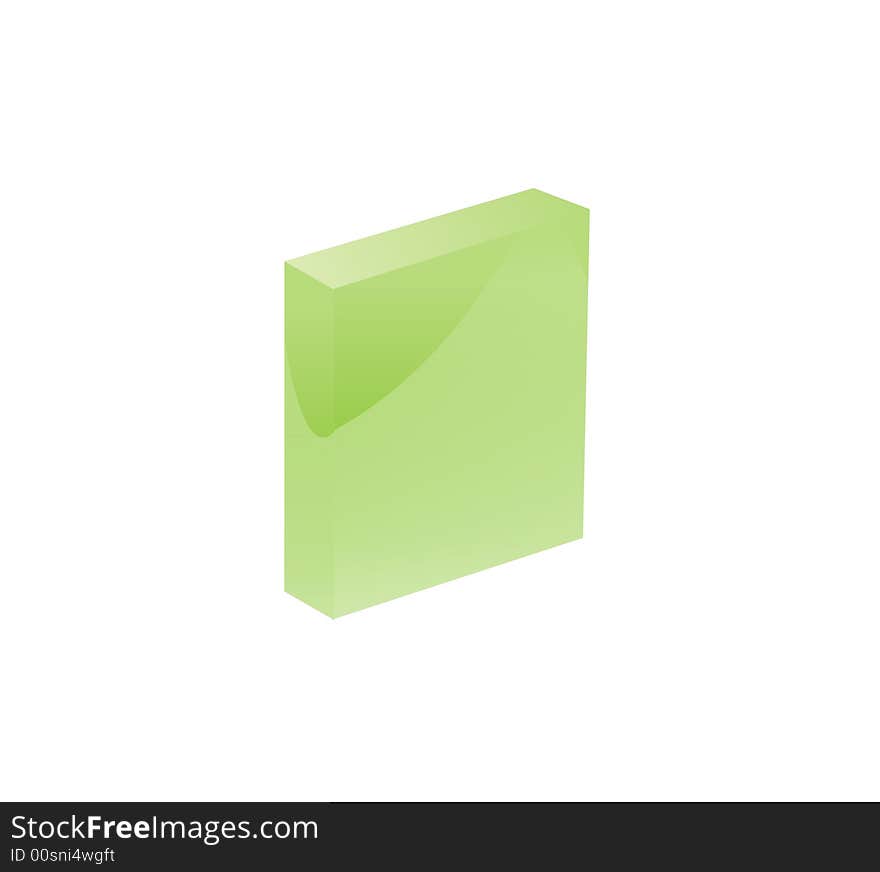 Very nice fresh Green Box object