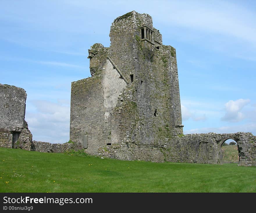 Castle Near Thatch Inn Ireland