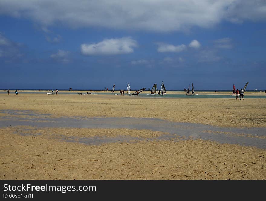 Windsurfing school