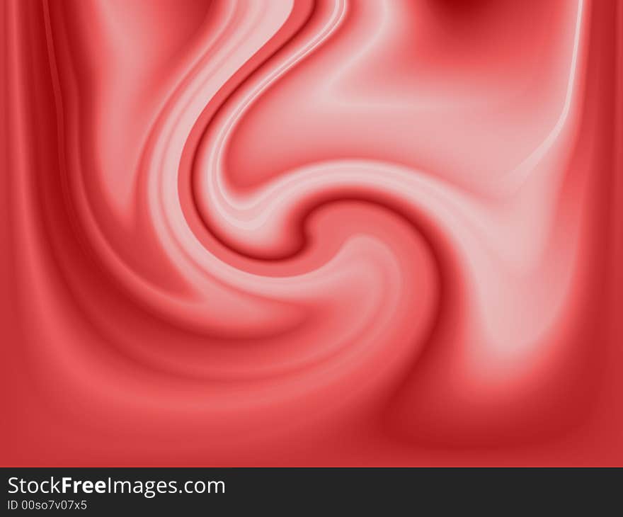 Red Fluid Background with waves and swirls