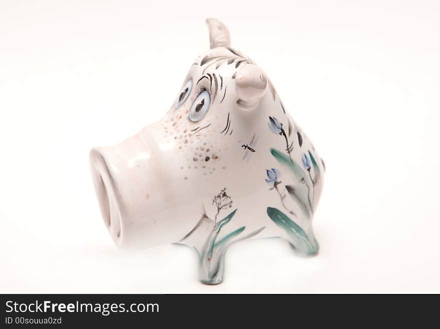 Porcelain pig