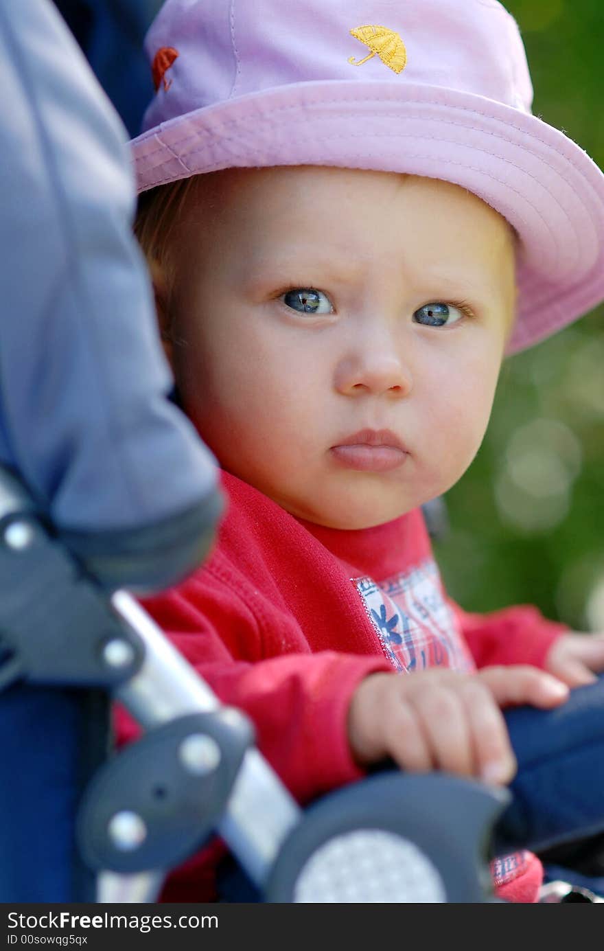 Child in a pram