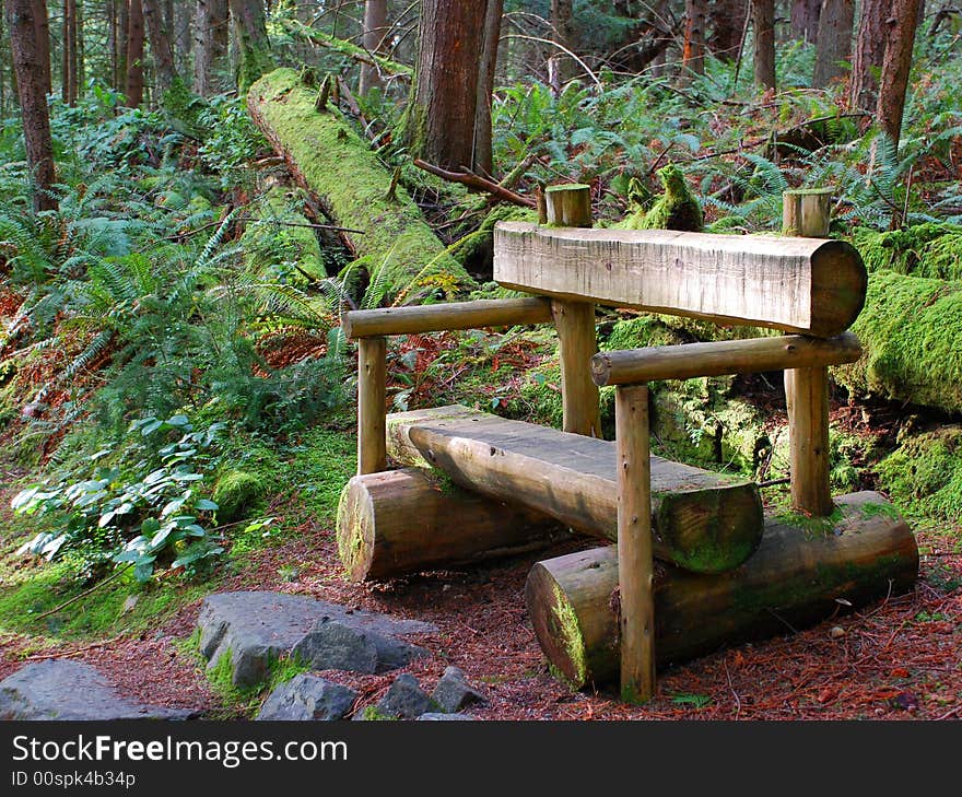 Log bench