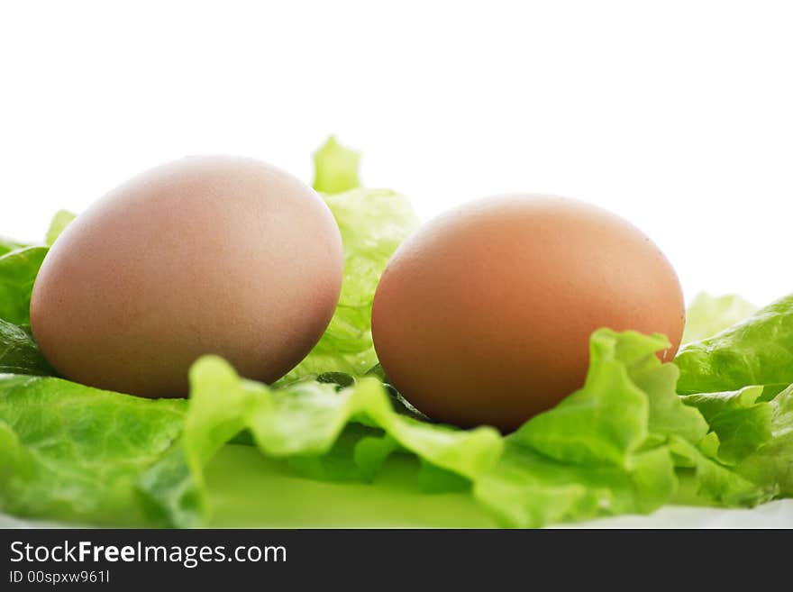 Two eggs