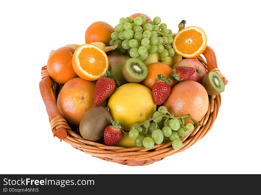 Fresh fruit is very healthy and rich in vitamins