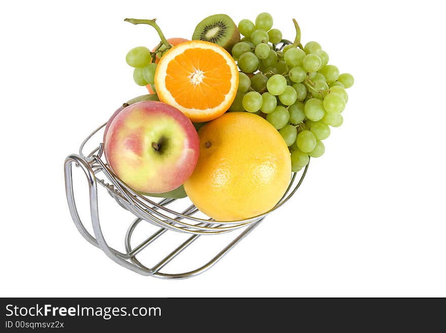 Fresh fruit is very healthy and rich in vitamins