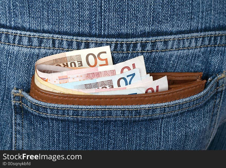 Money In A Pocket Of Jeans