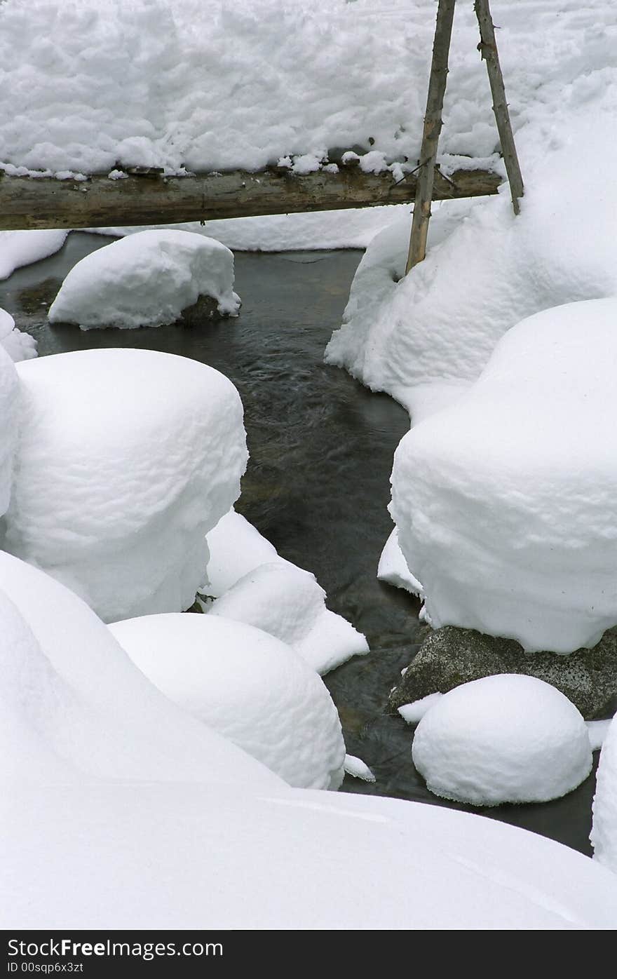 Snowy Rocks