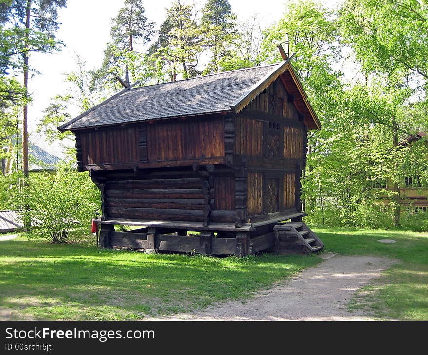 Old Scandinavian Farm House