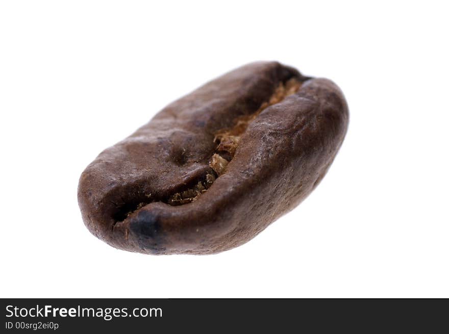 Coffee bean isolated on a white background