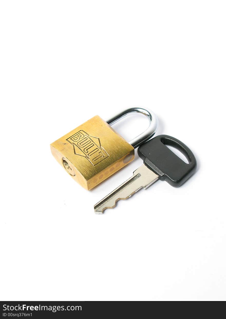 Isolated lock with key