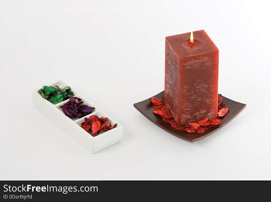 Red Scented Candle