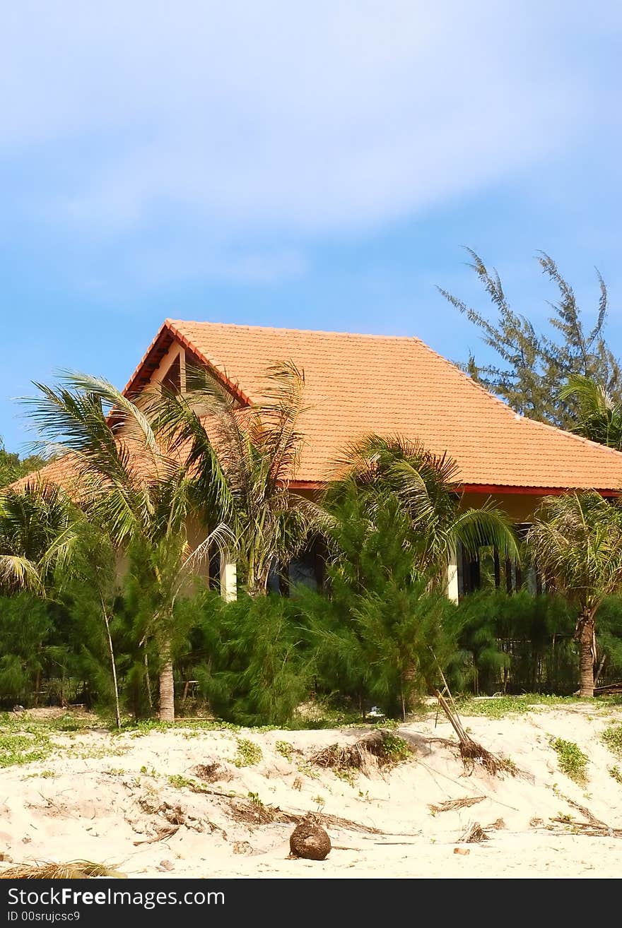 Small house on the beach