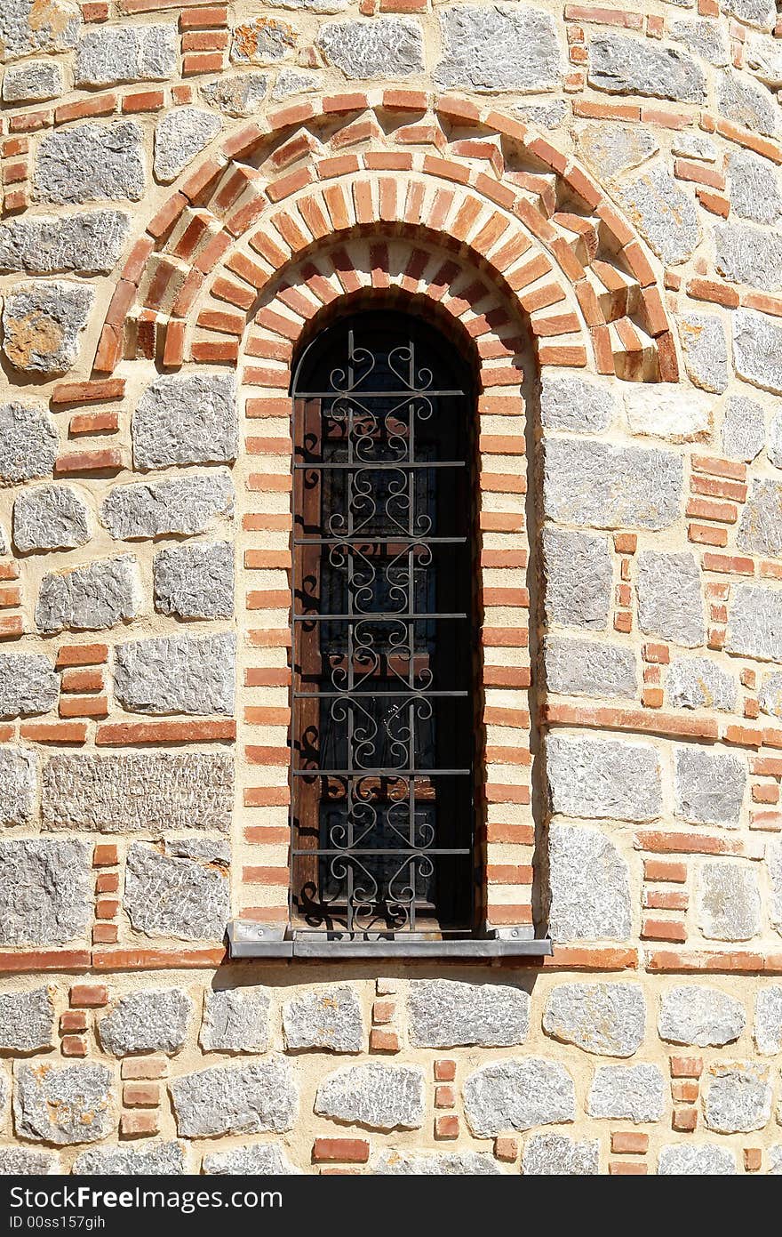 Detail of an ancient church. Detail of an ancient church