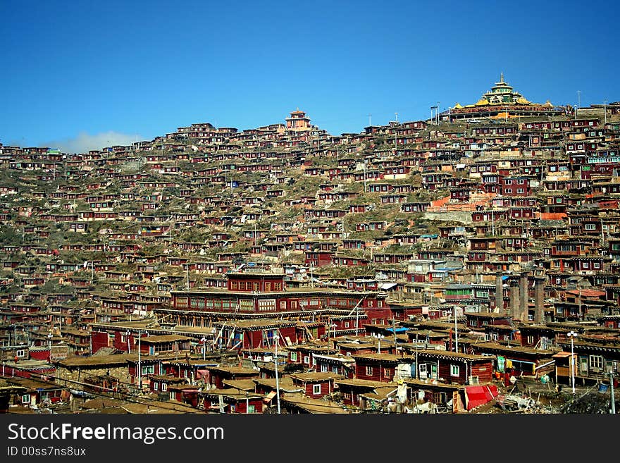 Spectacular tibet temple residence