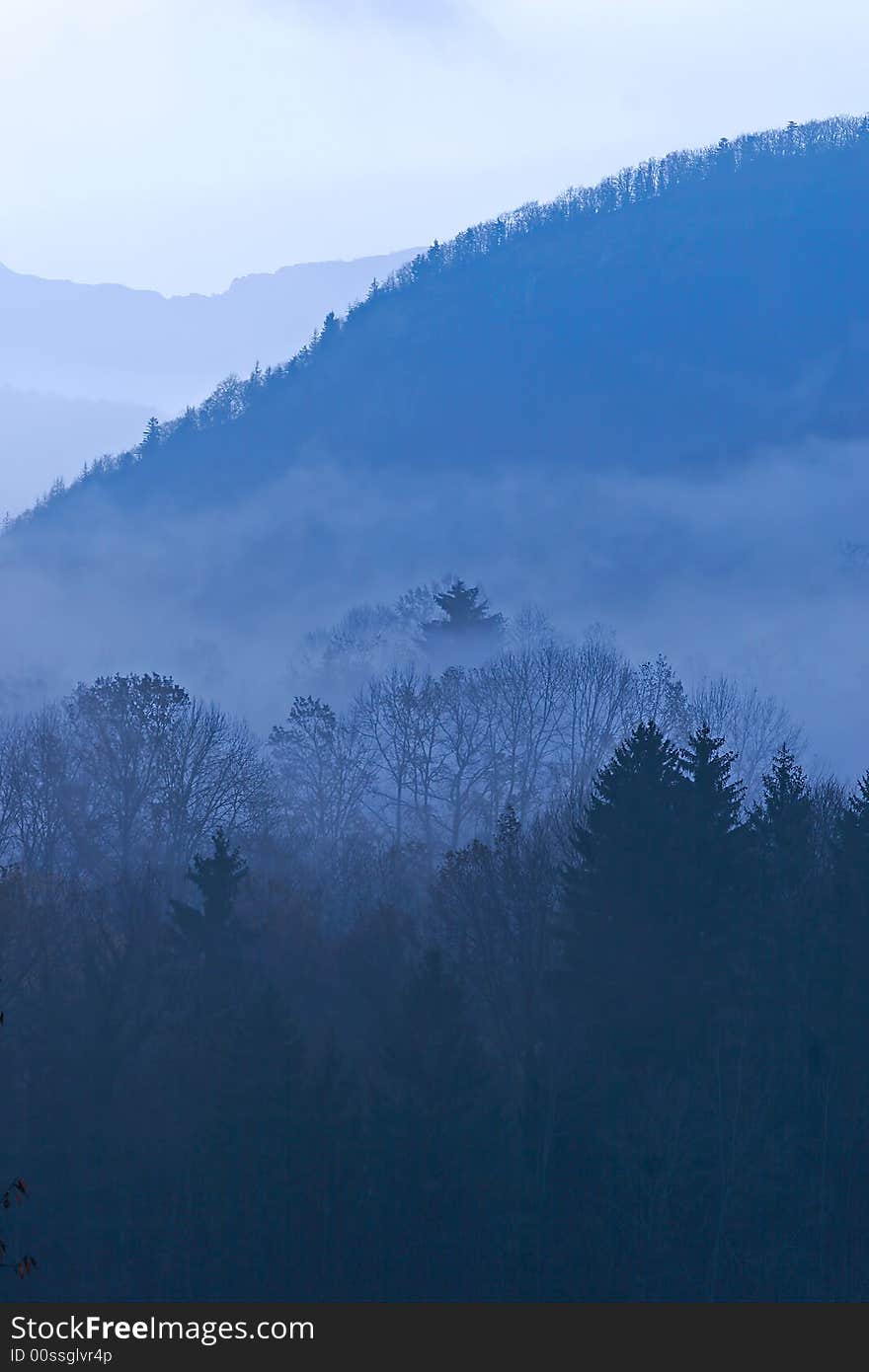 Landscape of mountain