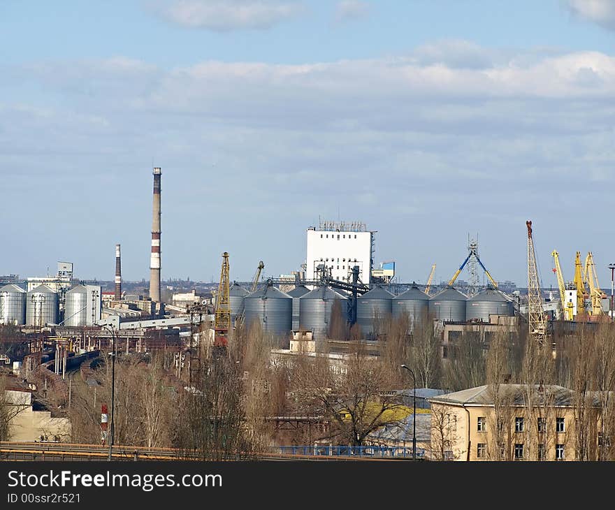 Ukraine Odessa port. It is removed in February, 2008