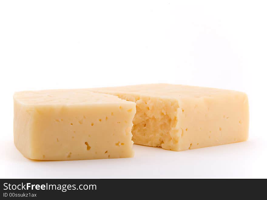 Cheese with a rough crack