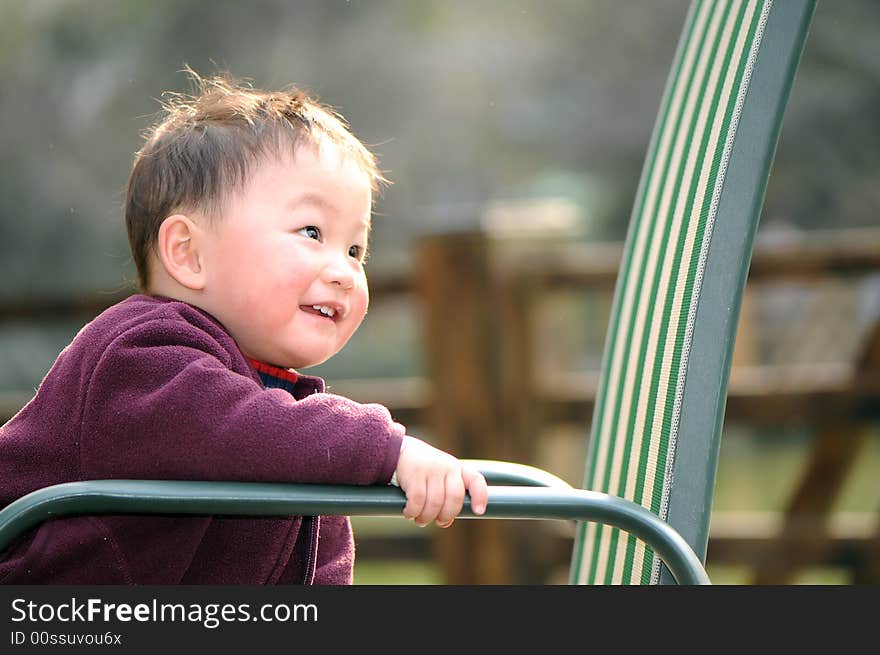 A littly boy with smile. A littly boy with smile.