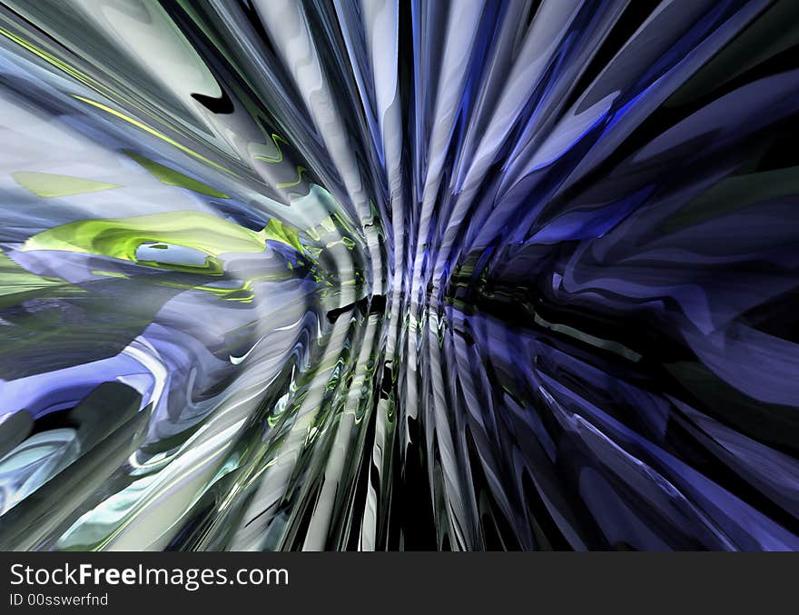 Colorful 3D rendered abstract background. Colorful 3D rendered abstract background