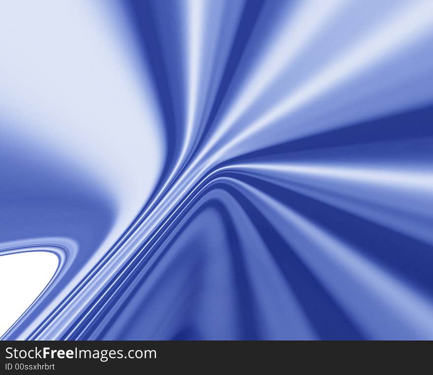 Blue 3D rendered abstract background. Blue 3D rendered abstract background