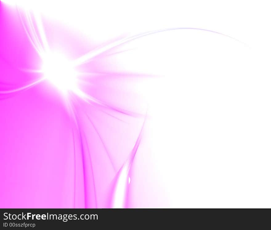 Pink 3D rendered abstract background. Pink 3D rendered abstract background