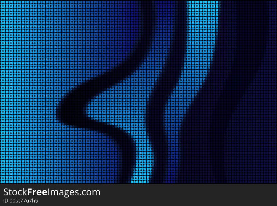 Vector illustration of abstract blue