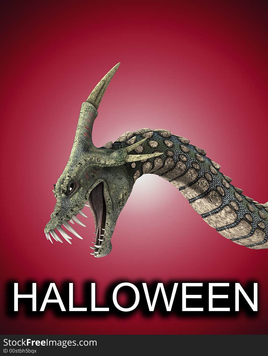 An image of a scary snake like monster, would be good for fear and Halloween concepts. An image of a scary snake like monster, would be good for fear and Halloween concepts.